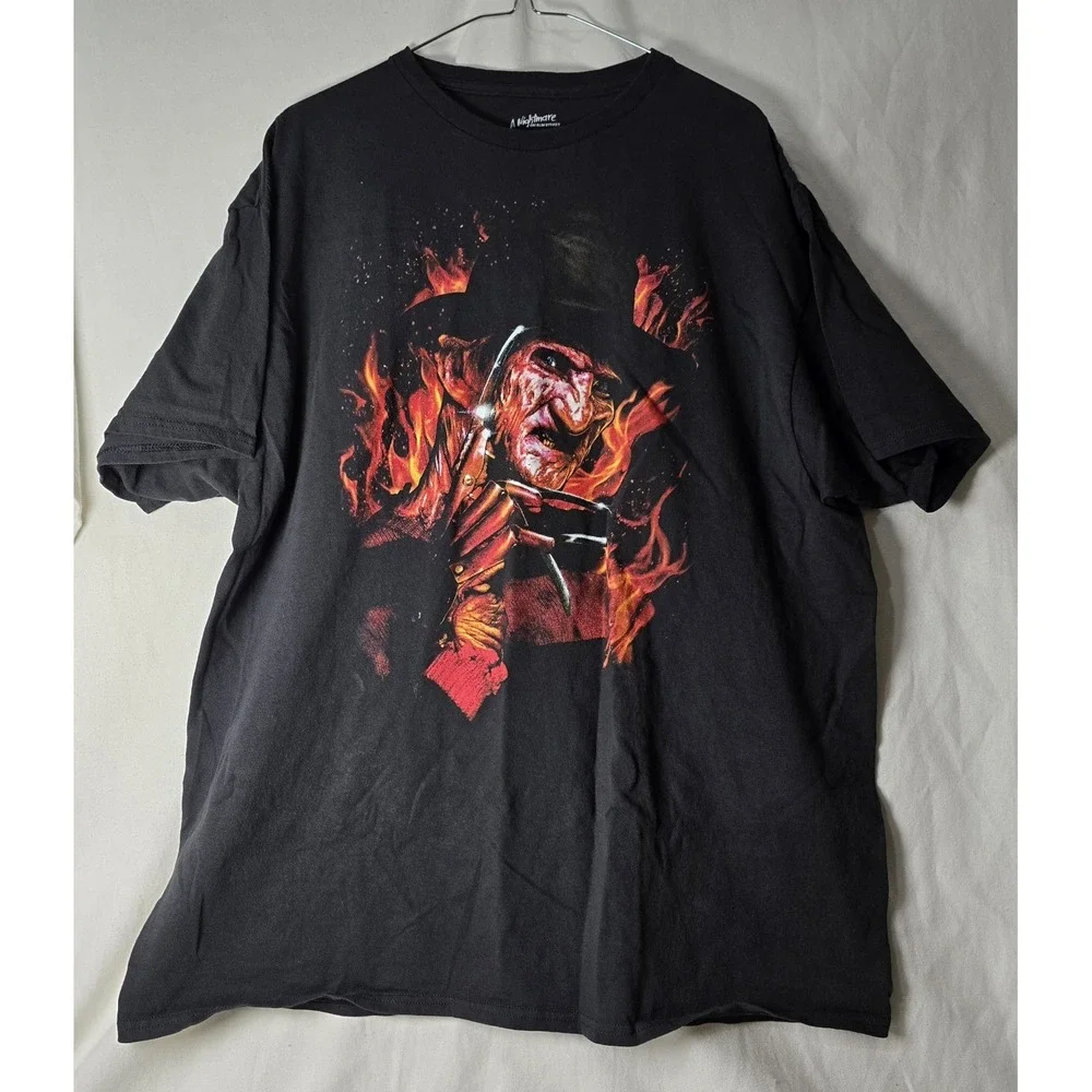 Nightmare‎ on Elm Street Shirt Men's 2XL Black Horror Movie Halloween Tee